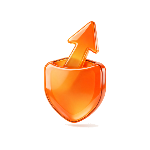 Amazon PPC growth shield icon showing rising sales